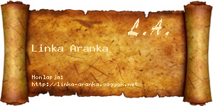 Linka Aranka névjegykártya