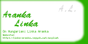 aranka linka business card